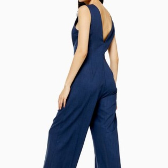 Topshop jumpsuit, blue, size 2 - FINAL PRICE - Picture 2 of 5